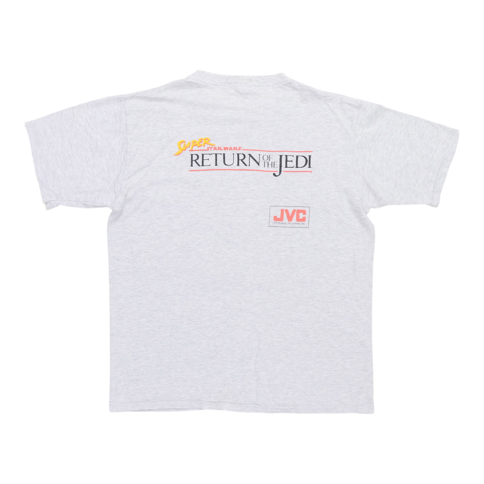 Vintage 1994 Super Star Wars Promo T-Shirt for Super Nintendo: Vintage 1994 Super Star Wars Promo T-Shirt for Super Nintendo This is an original vintage 1994 Super Star Wars Super Nintendo promotional shirt. Featuring front and back graphics, this authentic 1990s