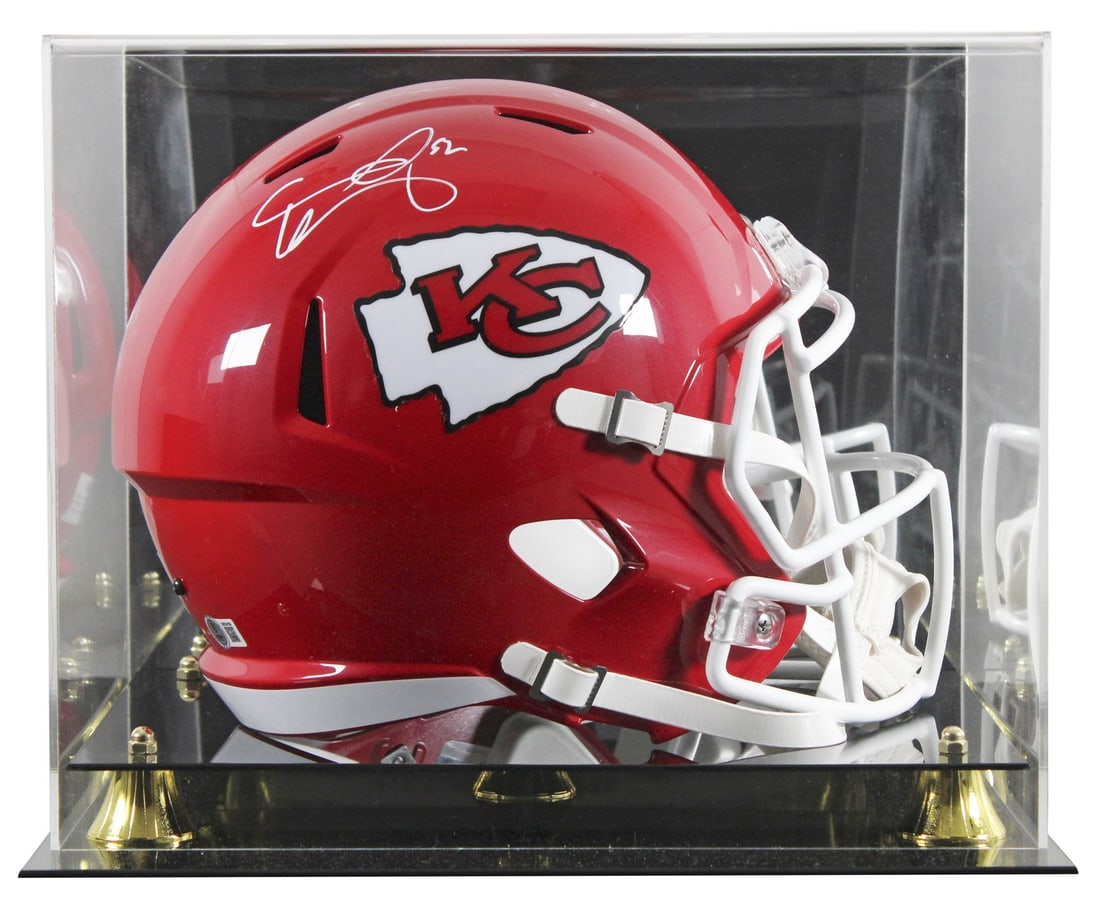 Creed Humphrey Signed Chiefs Full Size Speed Helmet with BAS Authentication (1 of 4)