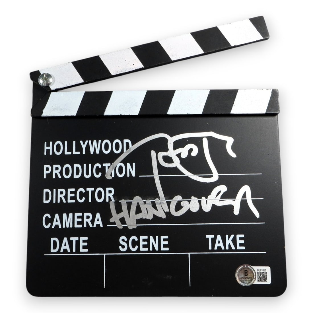 Todd Phillips Signed Hangover Movie Clapper BAS Authenticated: Todd Phillips Signed Hangover Movie Clapper BAS Authenticated This authentic movie clapper from the film "Hangover" is signed by director Todd Phillips, featuring a clear inscription. The autograph ha