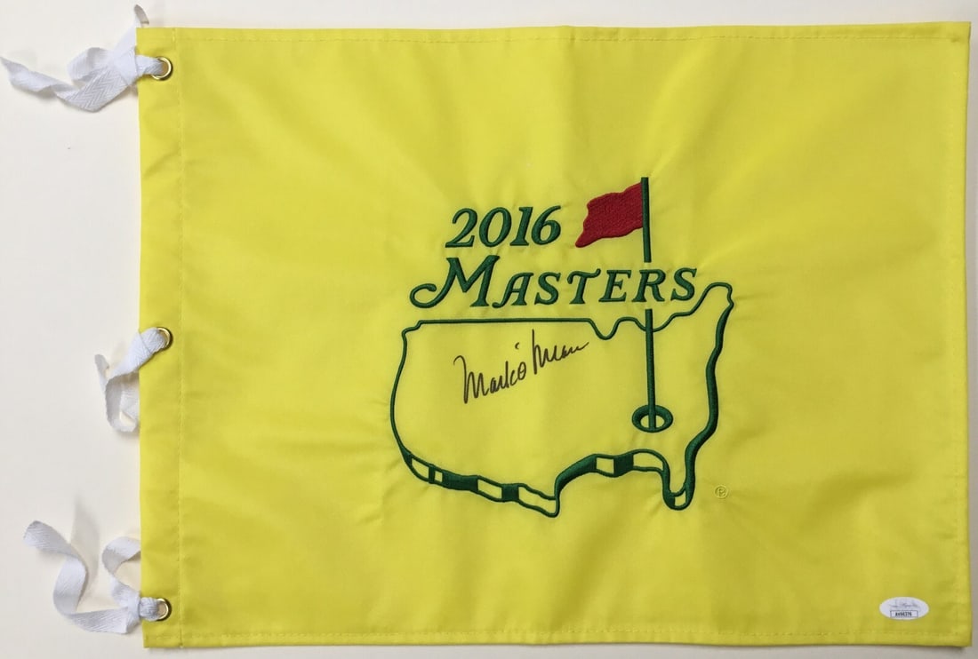 Mark O'Meara Signed 2016 Masters Pin Flag JSA Authenticated (1 of 4)