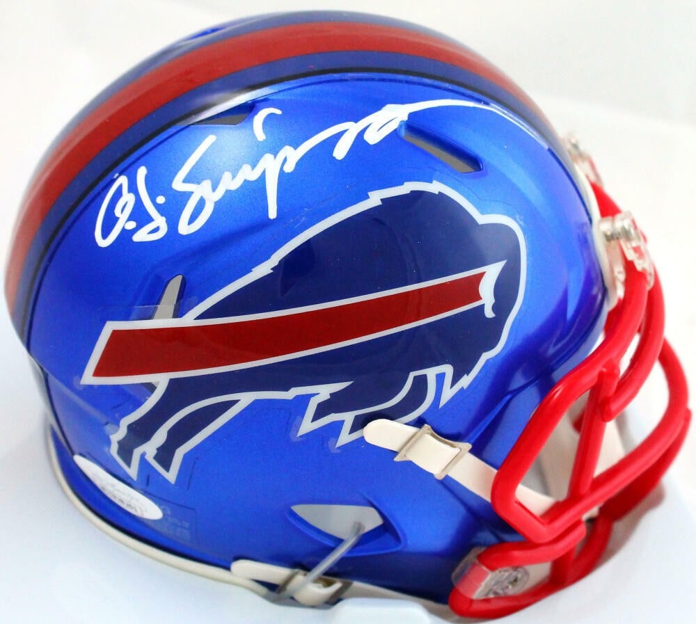 OJ Simpson Signed Buffalo Bills Mini Helmet JSA Authenticated (1 of 8)