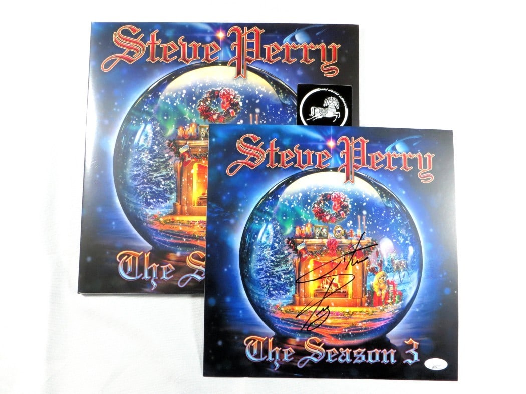 Steve Perry Signed Album Insert Authenticated by JSA (1 of 4)
