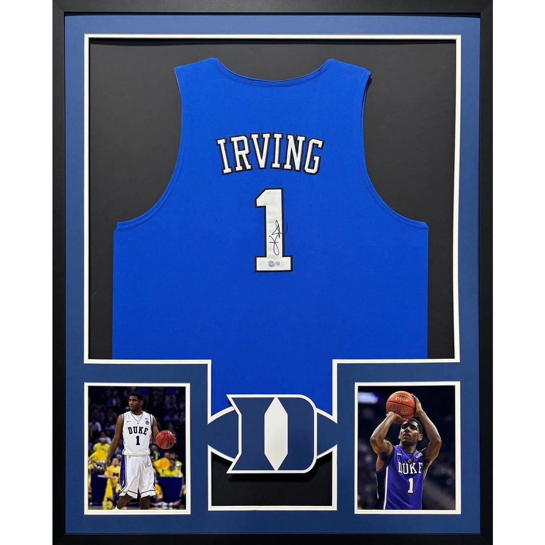 Kyrie Irving Signed Framed Jersey Duke Blue Devils Beckett Authenticated (1 of 2)