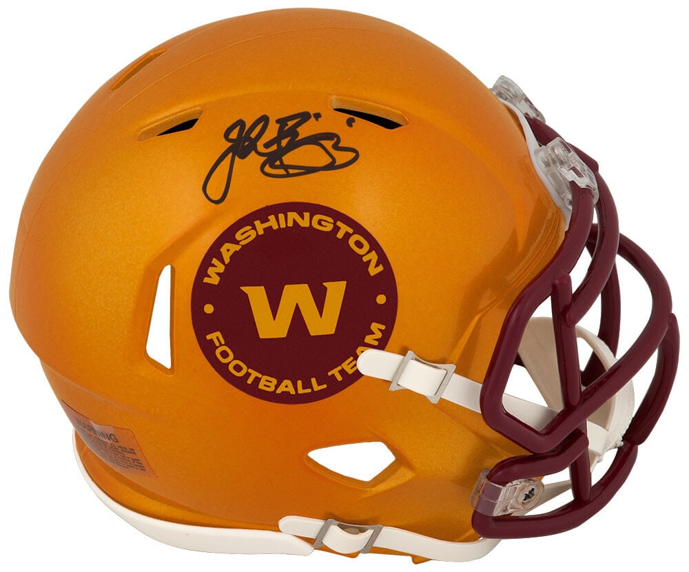 John Riggins Signed Washington Commanders FLASH Mini Helmet with COA (1 of 1)