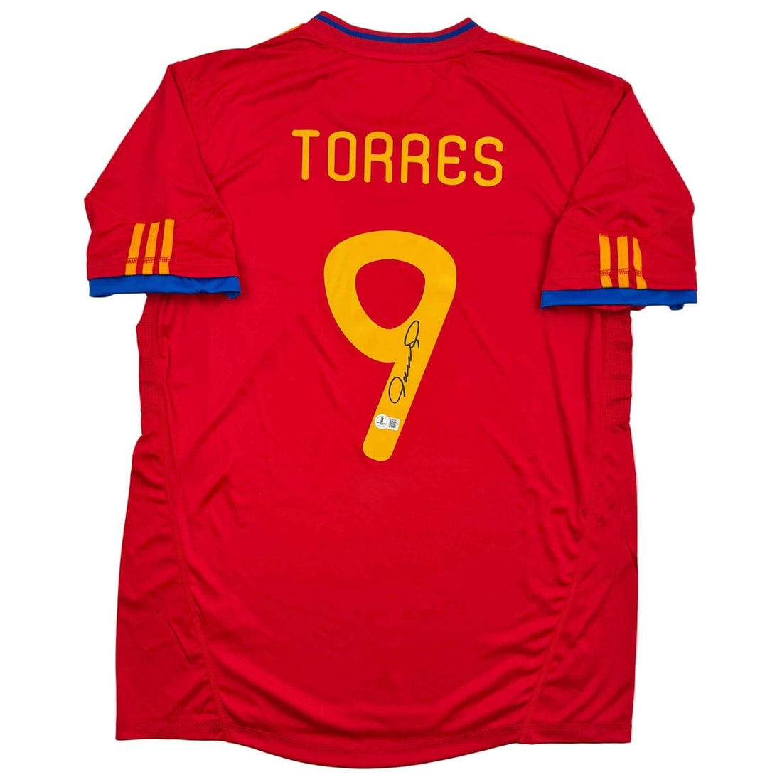 Fernando Torres Autographed Spain Red World Cup Jersey Beckett COA (1 of 4)