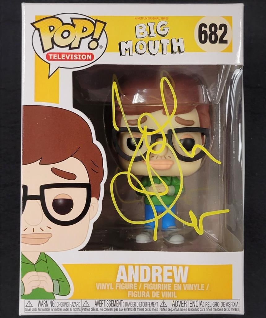 John Mulaney Signed Andrew Big Mouth Funko Pop Beckett Authenticated (1 of 7)