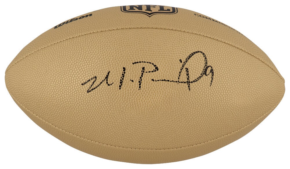 Michael Penix Jr. Signed Wilson Duke Gold NFL Football with COA (1 of 1)