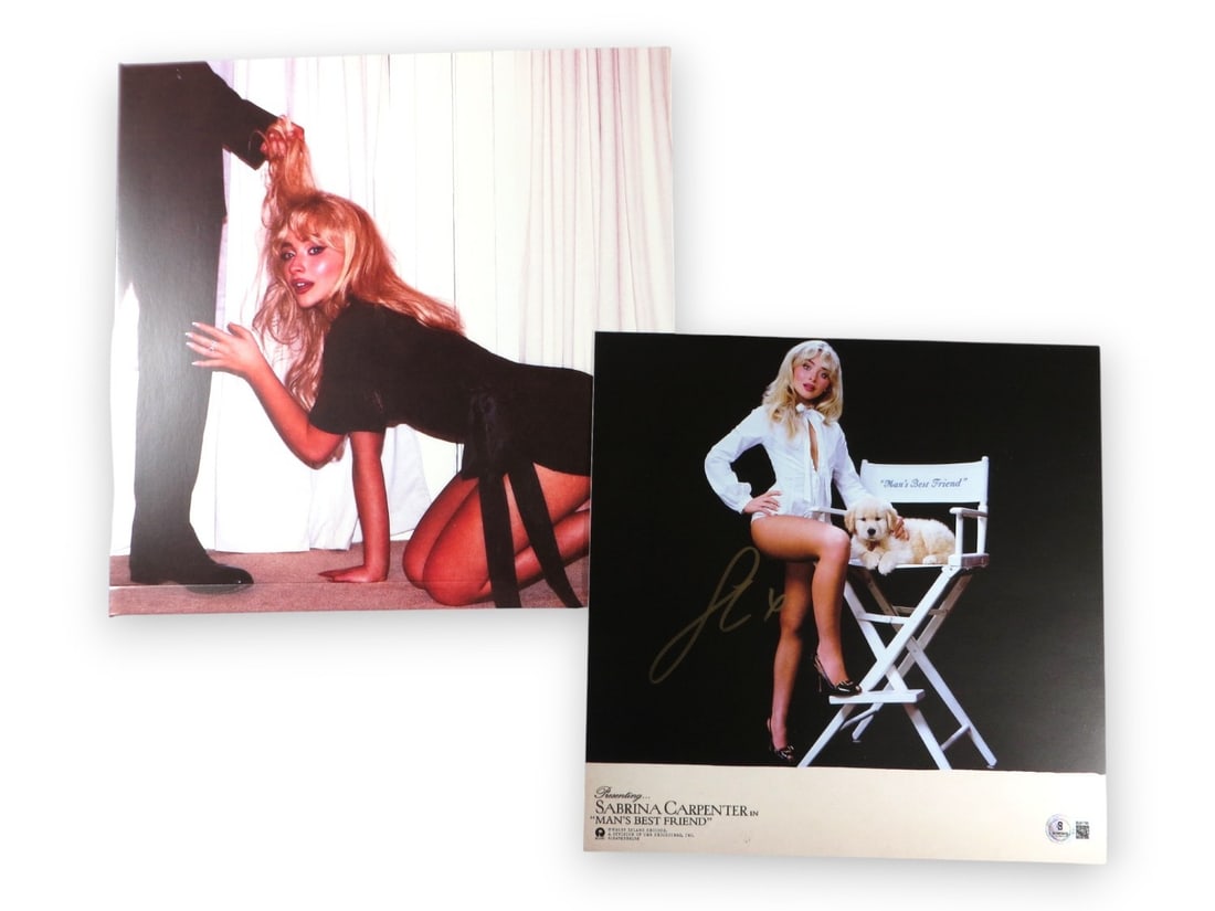 Sabrina Carpenter Autographed Album Insert Beckett Authenticated: Sabrina Carpenter Autographed Album Insert Beckett Authenticated This is an authentic album insert signed by Sabrina Carpenter, showcasing her unique autograph. The item has been authenticated by Beck