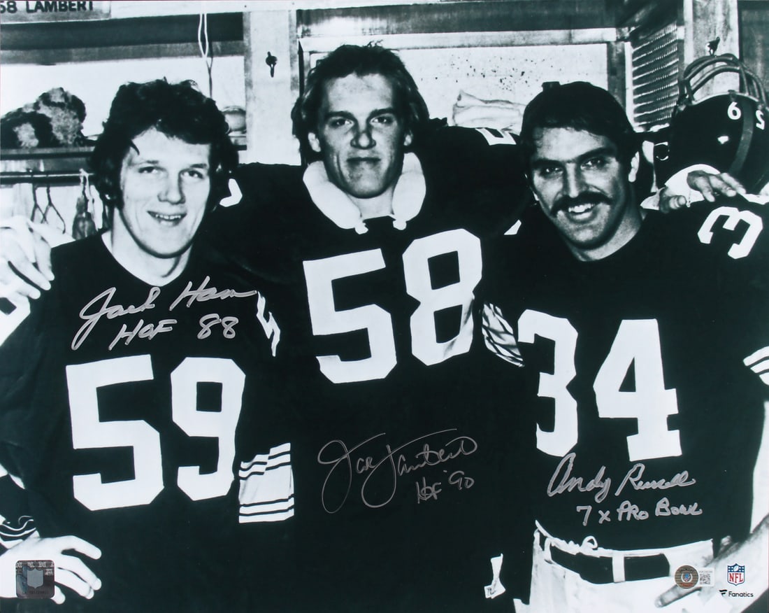 Pittsburgh Steelers Signed 16x20 Photo by Lambert Ham Russell BAS Witnessed (1 of 1)