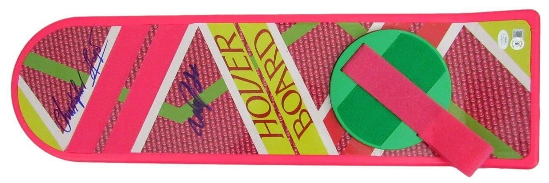 Back to the Future II Hoverboard Signed by Michael J Fox and Christopher Lloyd JSA BAS (1 of 6)