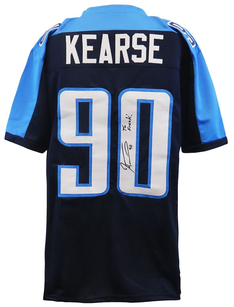 Jevon Kearse Signed Custom Football Jersey The Freak Titans COA (1 of 3)