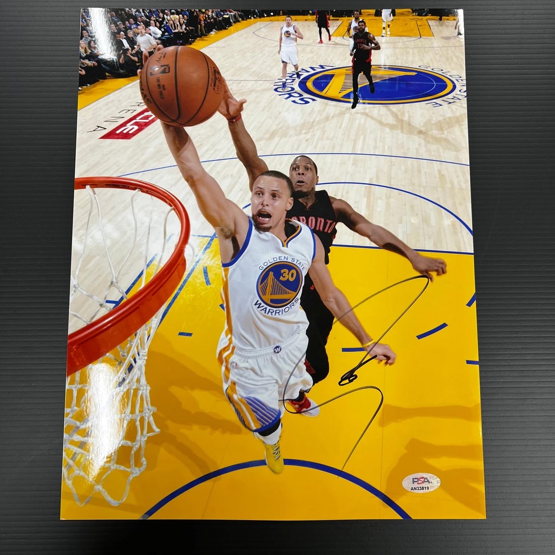 Stephen Curry Autographed 11x14 Photo PSA/DNA Golden State Warriors (1 of 3)