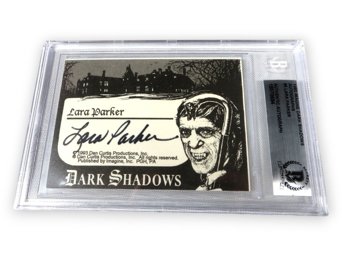 Lara Parker Autographed Trading Card 1993 Dark Shadows Beckett Authenticated (1 of 2)