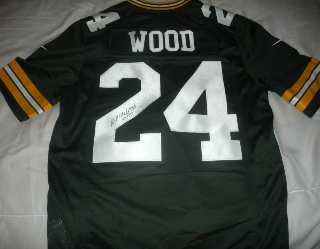 Willie Wood Green Bay Packers Signed Nike Jersey with COA (1 of 3)