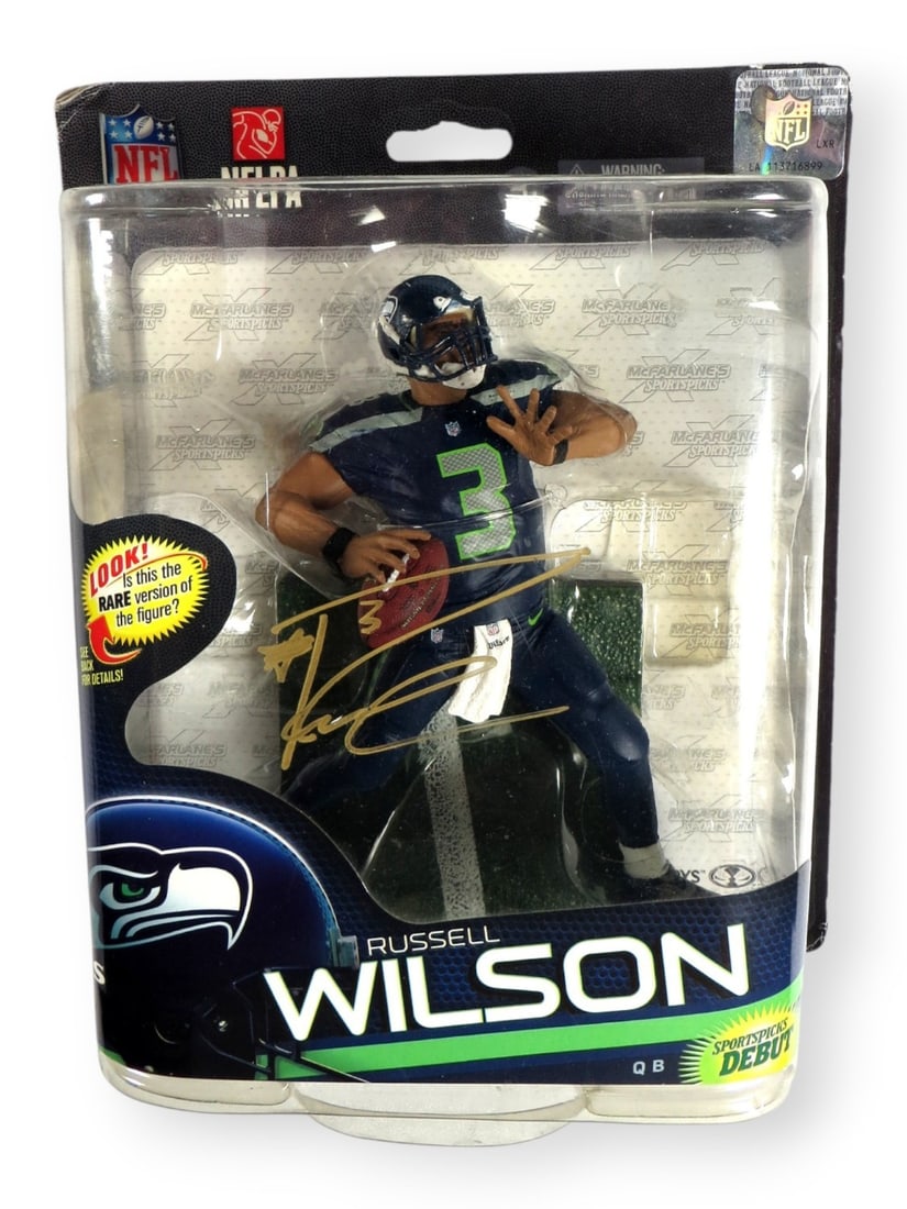 Russell Wilson Signed McFarlane Figure Seahawks Beckett Authenticated (1 of 4)