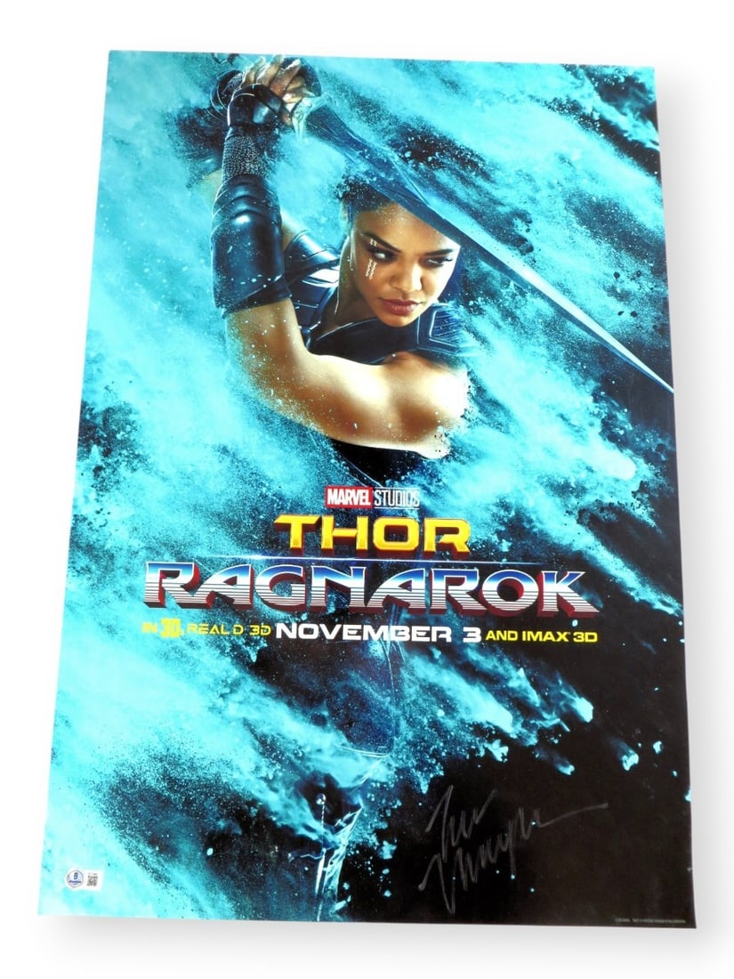 Tessa Thompson Autographed 18.5x16.5 Poster Thor Ragnarok BAS Certified (1 of 4)