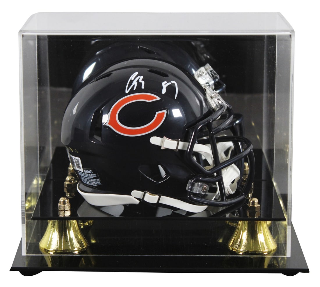 Chicago Bears Luther Burden III Signed Speed Mini Helmet with BAS Authentication (1 of 3)