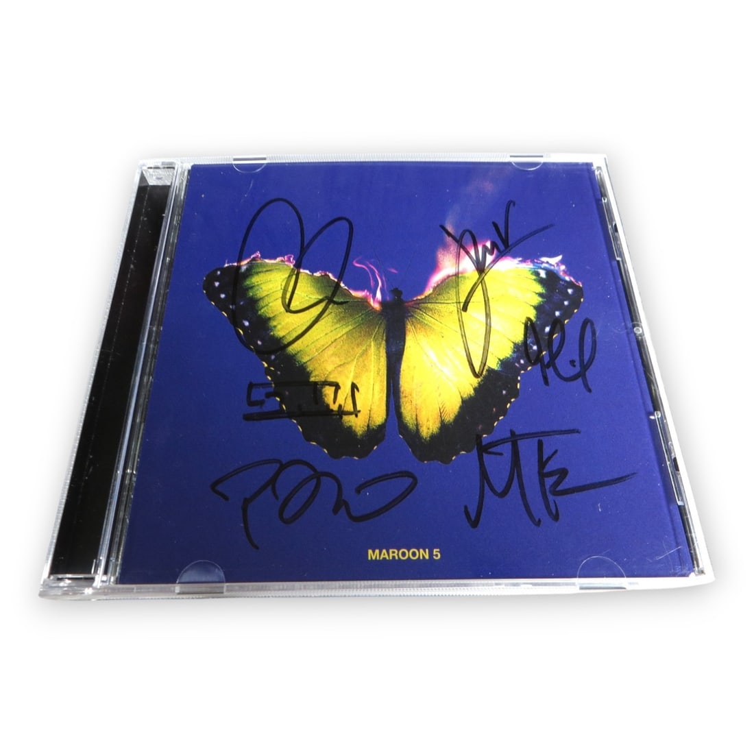 Maroon 5 Signed CD Insert Adam Levine Valentine +4 Beckett Authenticated (1 of 4)