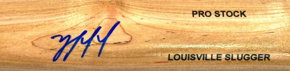 Yordan Alvarez Signed Blonde Louisville Slugger Bat JSA Authenticated: Yordan Alvarez Signed Blonde Louisville Slugger Bat JSA Authenticated This is an original autographed baseball bat by Yordan Alvarez, a standout player for the Houston Astros. The bat is a Blonde Loui