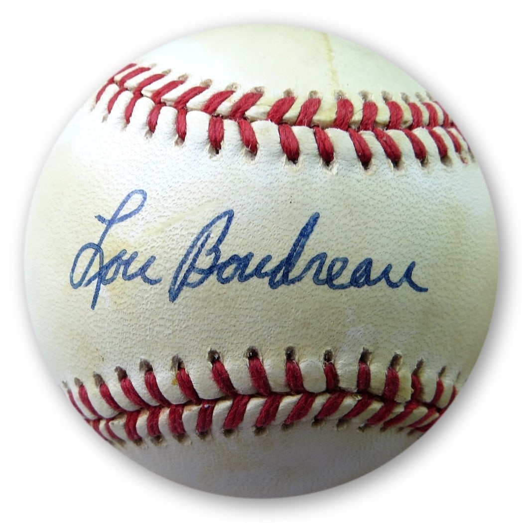 Lou Boudreau Signed AL Baseball Indians JSA Authenticated (1 of 3)
