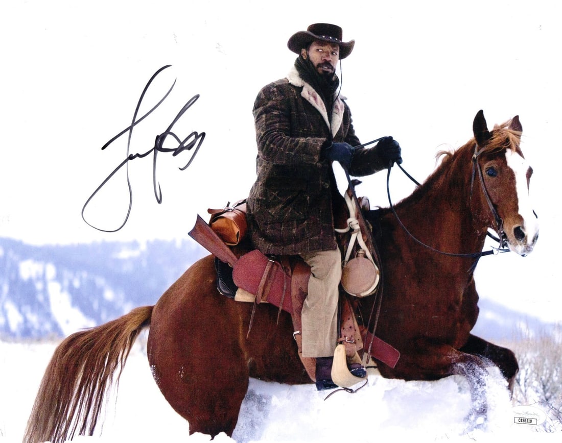 Jamie Foxx Signed Django Unchained 11x14 Photo JSA Authenticated (1 of 2)