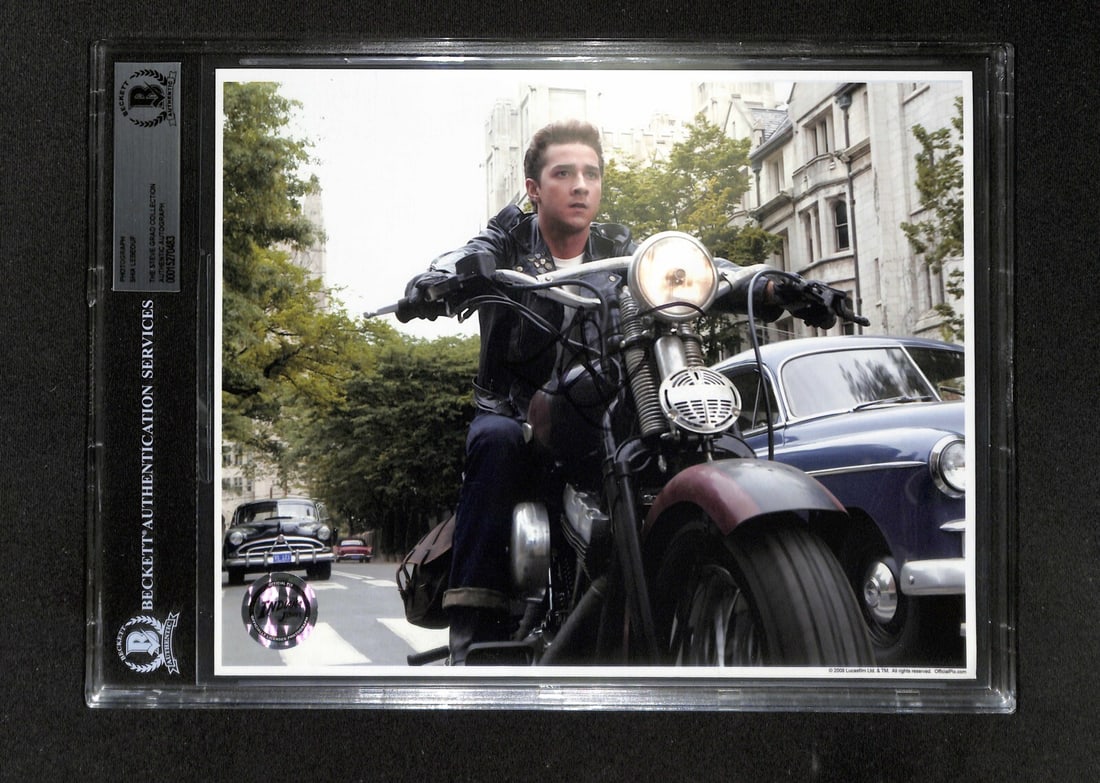 Shia Lebeouf Indiana Jones 8x10 Photo Signed Auto 10 Beckett (1 of 1)