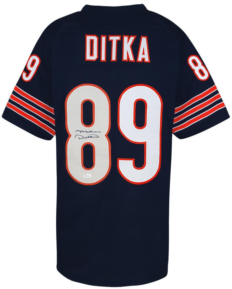 Mike Ditka Signed Chicago Bears Navy Jersey with JSA COA (1 of 3)