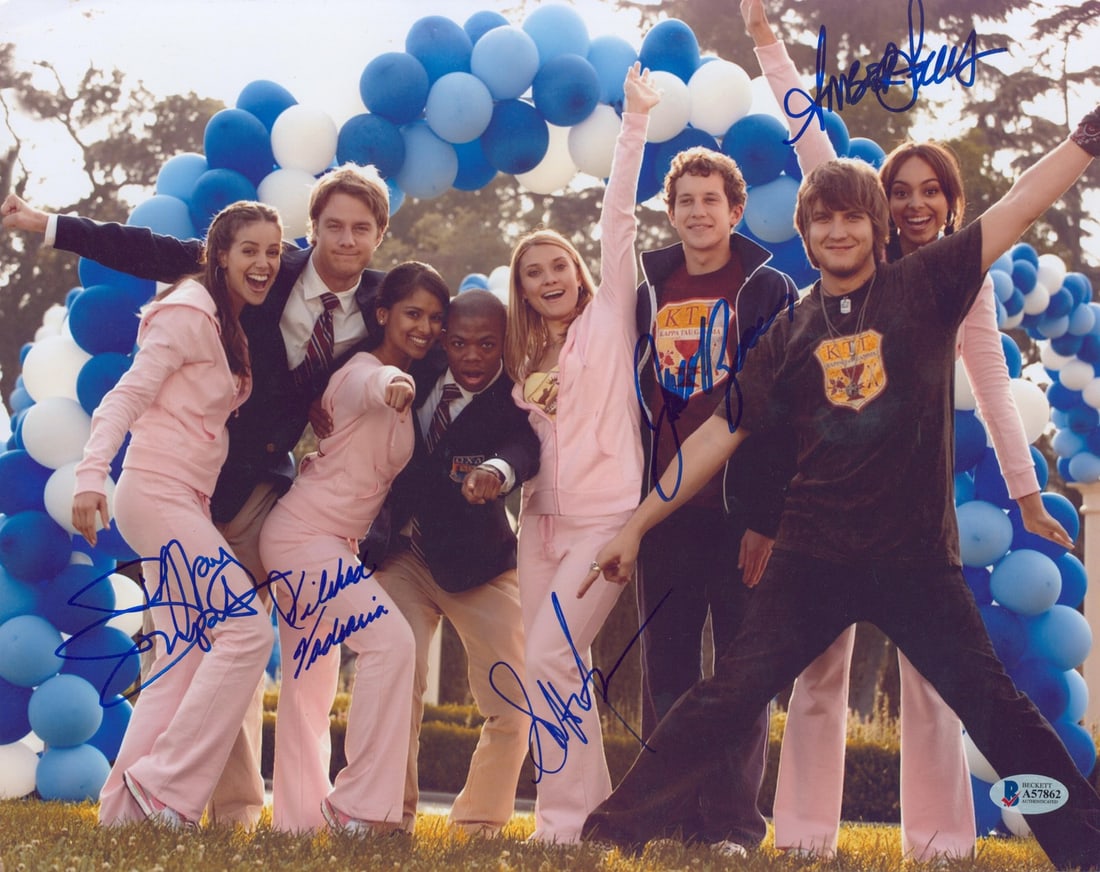 Greek Signed 11x14 Photo by DuPont Grammar Vadsaria Zachar Stevens BAS COA (1 of 5)