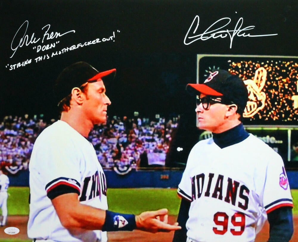 Charlie Sheen Corbin Bernsen Signed Major League 16x20 Photo JSA Authenticated: Charlie Sheen Corbin Bernsen Signed Major League 16x20 Photo JSA Authenticated This stunning 16x20 photograph features autographs from Charlie Sheen and Corbin Bernsen, capturing a memorable moment fr