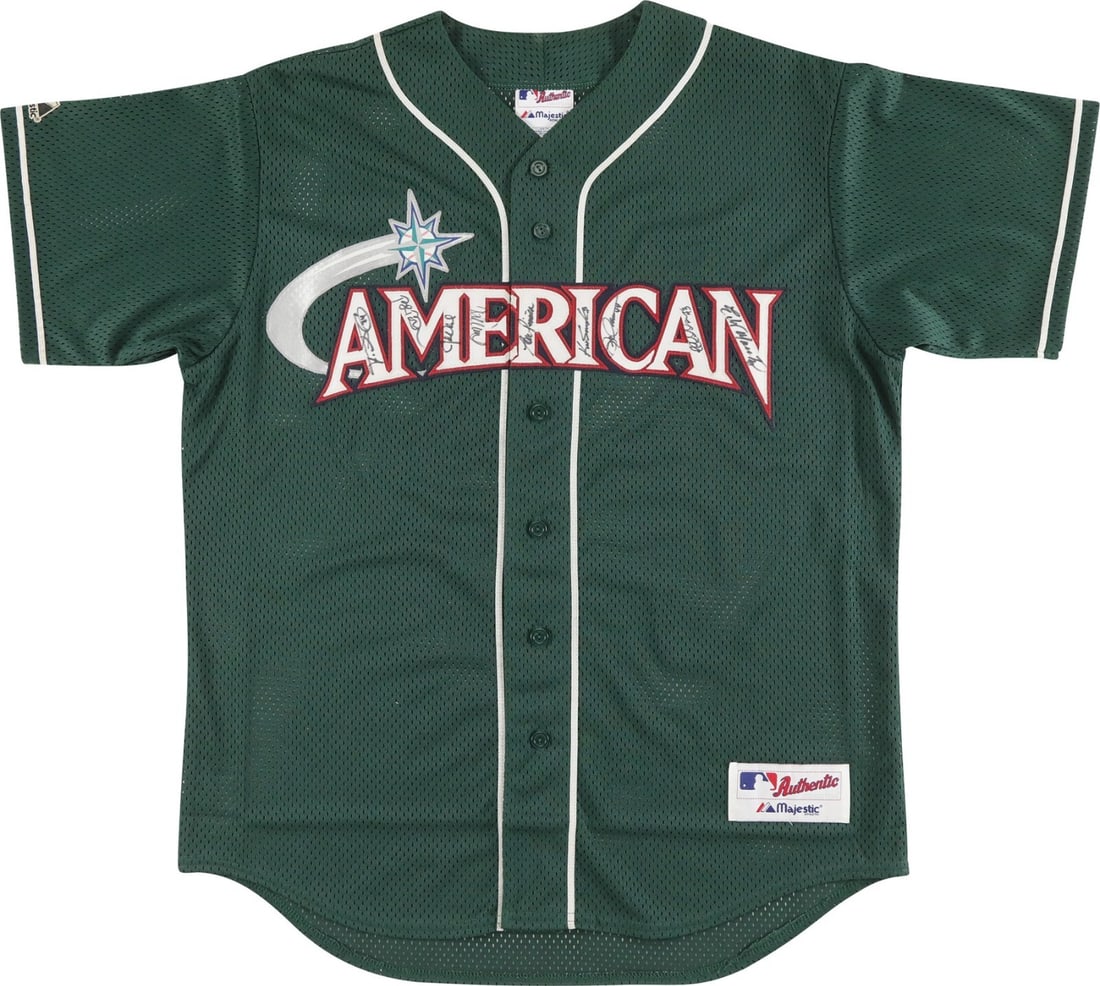 2001 Seattle Mariners Team Signed Ichiro Suzuki All Star Jersey PSA DNA COA (1 of 9)