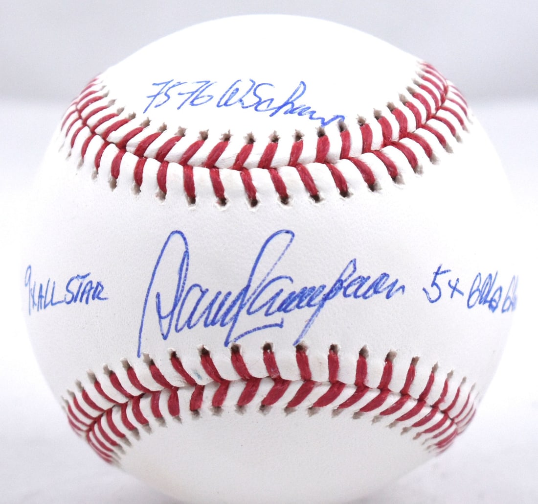 Dave Concepcion Signed Rawlings OML Baseball Cincinnati Reds Beckett Authenticated (1 of 4)