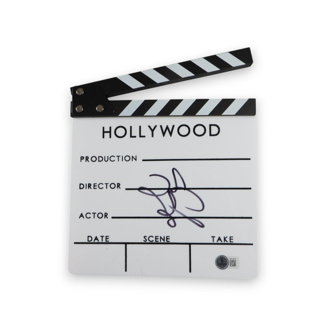 Zoe Saldana Signed Movie Clapper Avatar Authenticated by Beckett: Zoe Saldana Signed Movie Clapper Avatar Authenticated by Beckett This is an original movie clapperboard signed by Zoe Saldana, known for her role in the film Avatar. The autograph has been authenticat