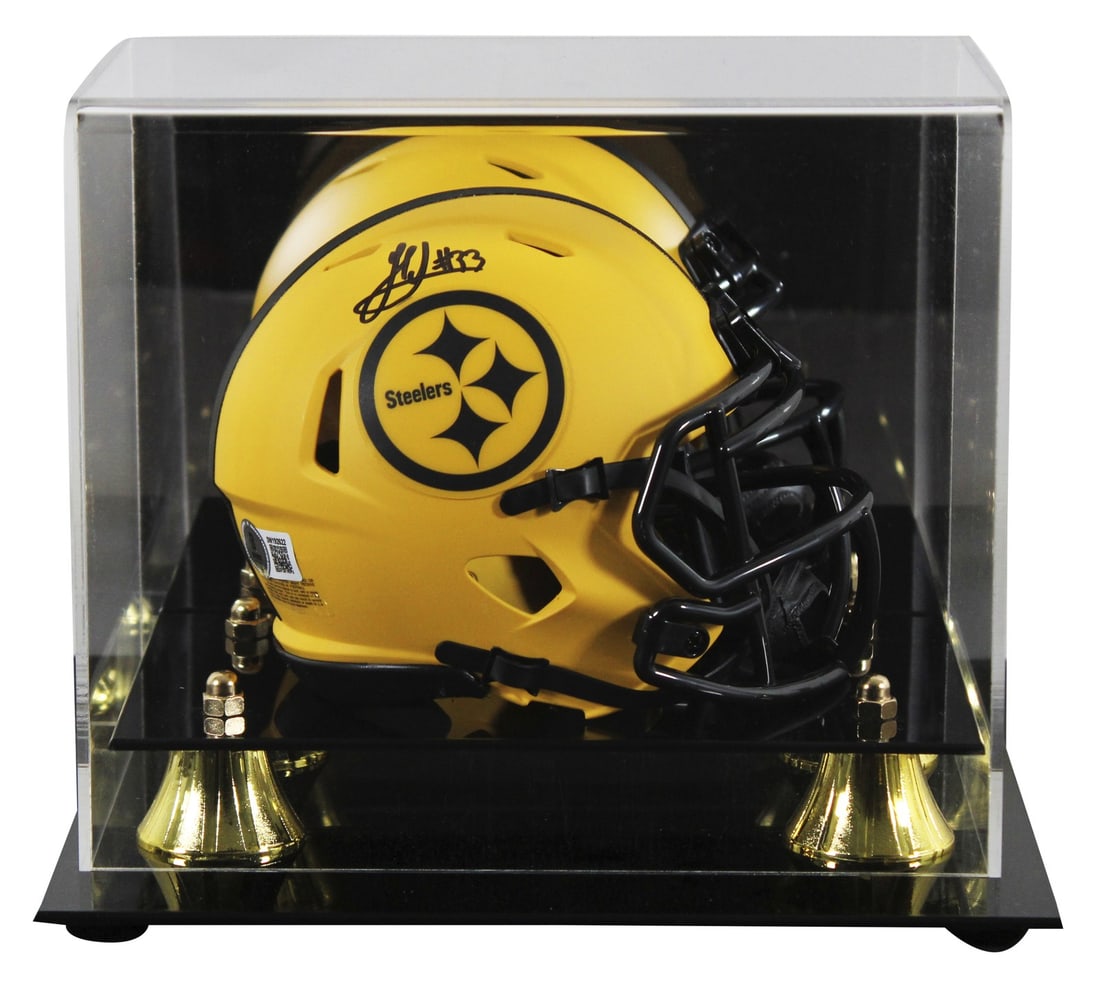 Pittsburgh Steelers Jack Sawyer Signed Rave Speed Mini Helmet with BAS Authentication: Pittsburgh Steelers Jack Sawyer Signed Rave Speed Mini Helmet with BAS Authentication This authentic autographed mini helmet features the signature of Jack Sawyer, a player from the Pittsburgh Steeler