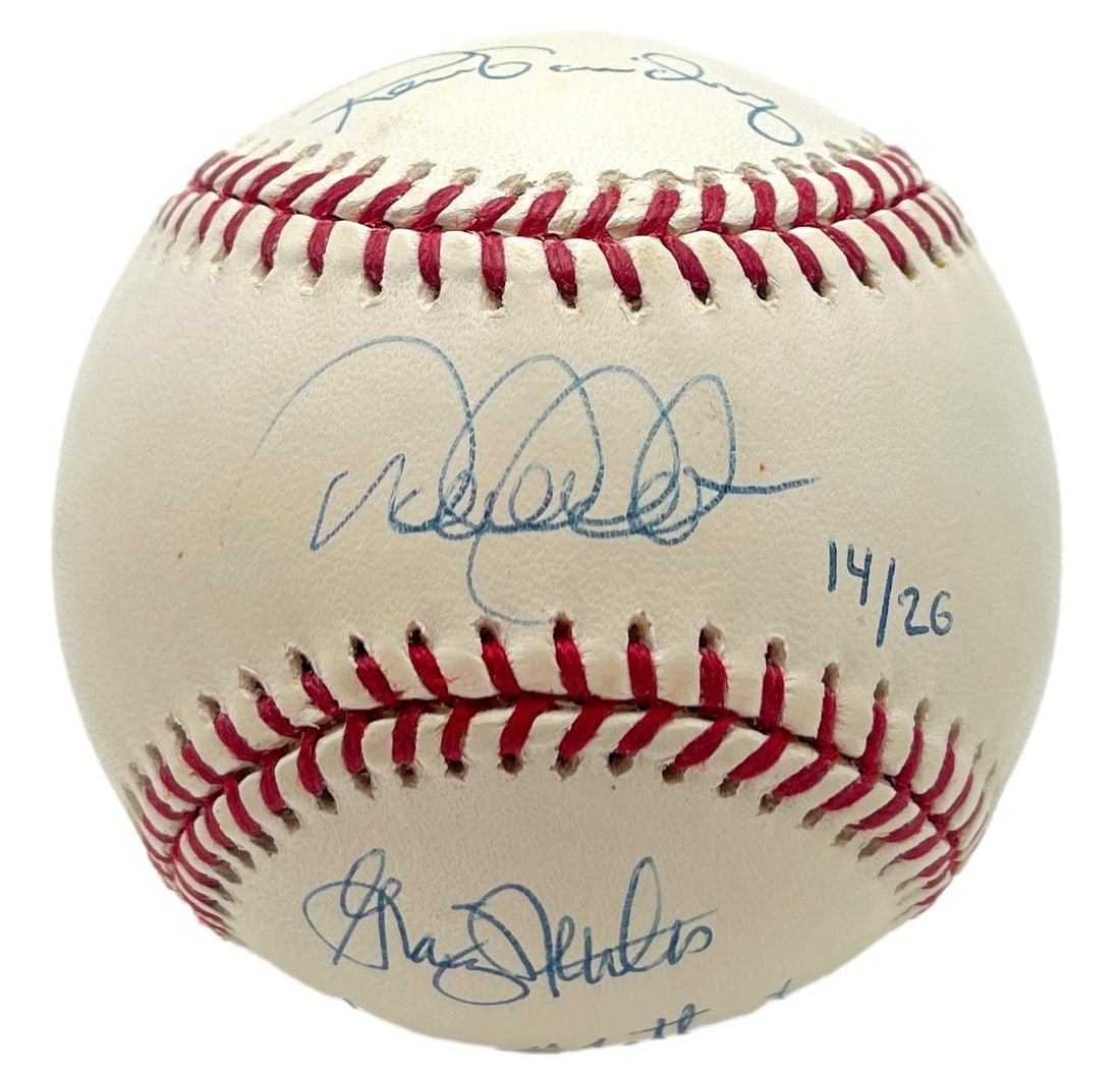 New York Yankees Multi-Signed Baseball by 5 Captains Steiner Authenticated (1 of 5)
