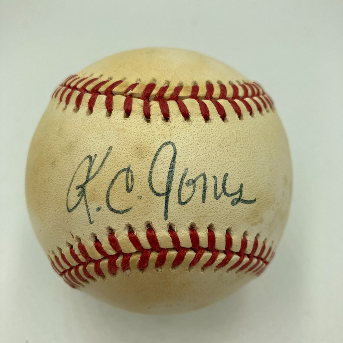 K.C. Jones Signed Baseball Boston Celtics Hall of Famer JSA COA (1 of 4)