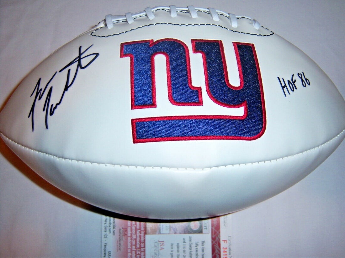 Fran Tarkenton Signed Football New York Giants Vikings PSA/DNA COA: Fran Tarkenton Signed Football New York Giants Vikings PSA/DNA COA This is an authentic signed football featuring Fran Tarkenton, a Hall of Fame player renowned for his time with the New York Giants a