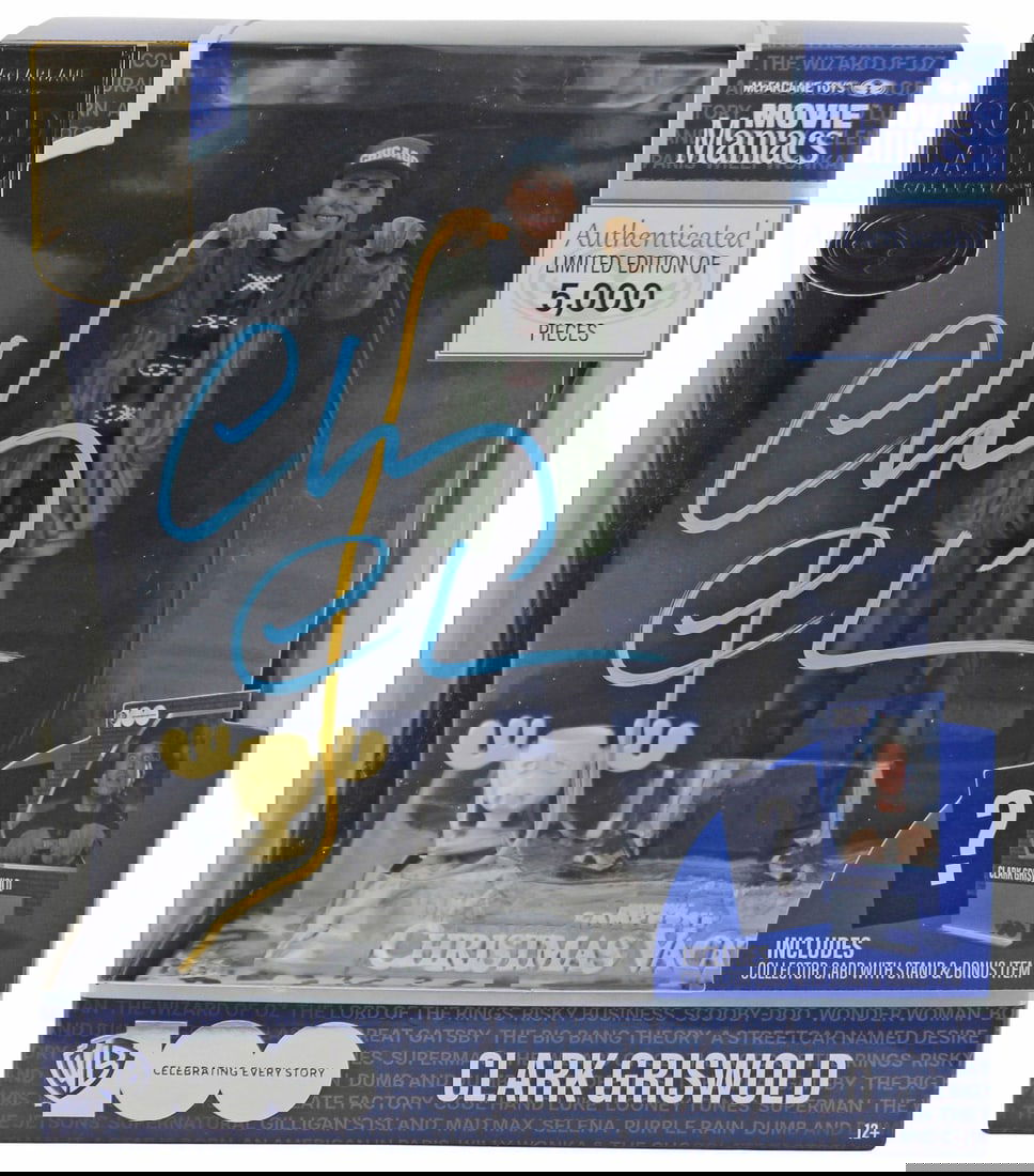 Chevy Chase Signed Clark Griswold Figure Limited Edition #5000 BAS Authenticated (1 of 10)