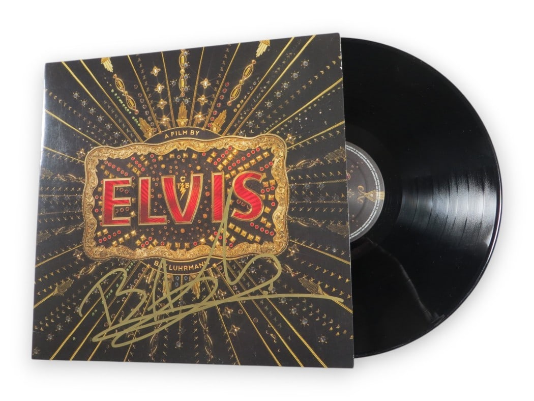 Baz Luhrmann Elvis Soundtrack Autographed Album Cover Beckett Authenticated (1 of 4)