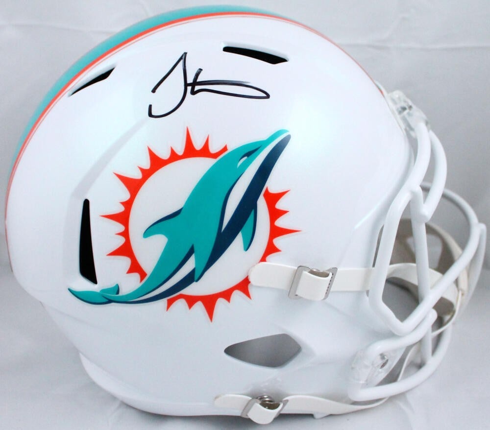 Tyreek Hill Signed Miami Dolphins F/S Speed Helmet Beckett Authenticated (1 of 10)