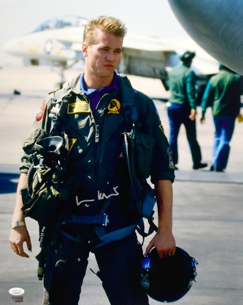 Val Kilmer Signed Top Gun Iceman 16x20 Photo JSA Authenticated (1 of 5)