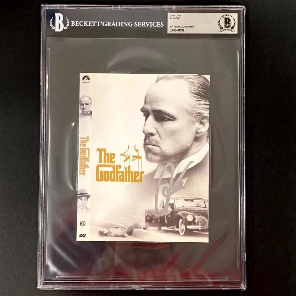 The Godfather DVD Cover Autographed by Al Pacino Beckett Authenticated (1 of 4)