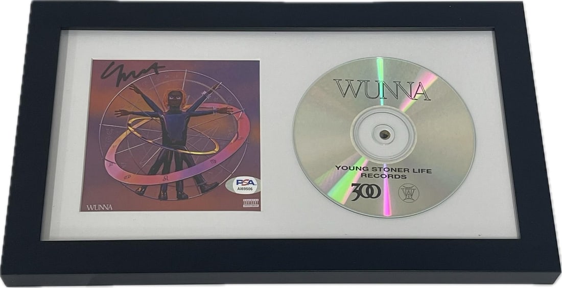 Gunna Autographed Framed CD Cover from Wunna PSA/DNA Certified (1 of 2)