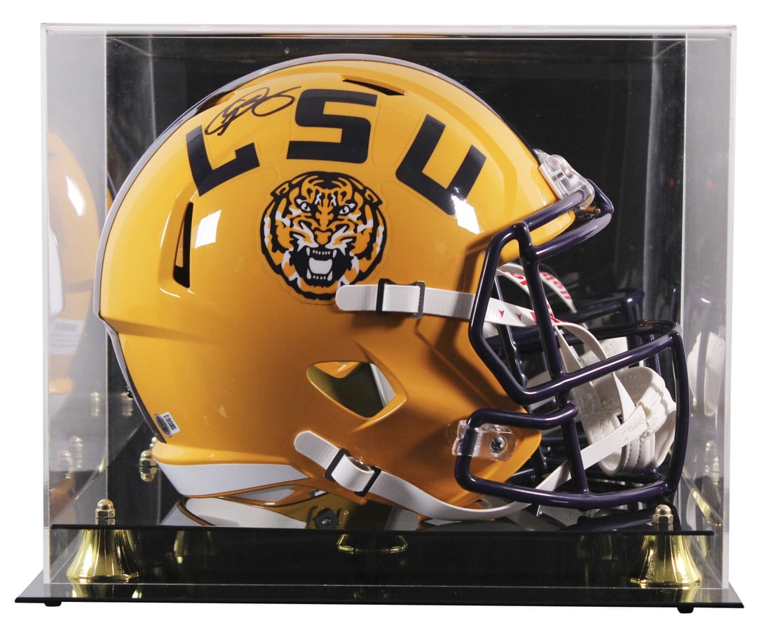 Odell Beckham Jr. Signed LSU Full Size Speed Helmet with BAS Authentication: Odell Beckham Jr. Signed LSU Full Size Speed Helmet with BAS Authentication Celebrate your passion for football with this authentic, full-size Riddell Speed replica helmet personally signed by Odell B