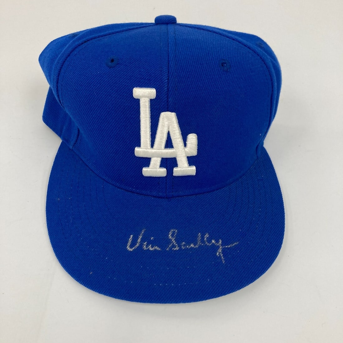 Vin Scully Signed Los Angeles Dodgers Hat JSA Authenticated (1 of 6)