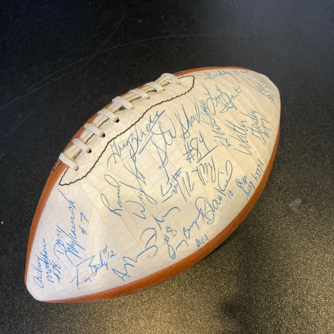 Vintage Green Bay Packers Team Signed Football Bart Starr JSA COA: Vintage Green Bay Packers Team Signed Football Bart Starr JSA COA Celebrate the legacy of the Green Bay Packers with this vintage 1988 Team Signed Wilson NFL Game Football. This authentic football fea