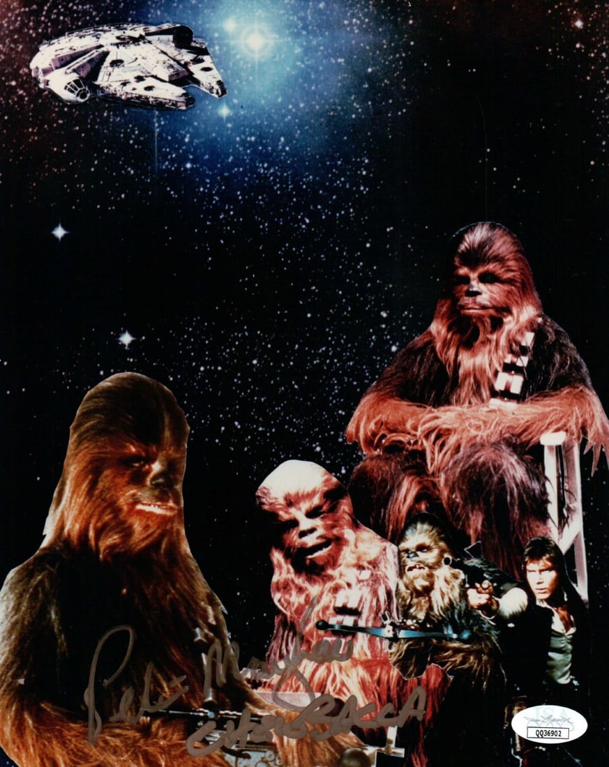 Peter Mayhew Autographed 8x10 Star Wars Chewbacca Photo JSA Certified (1 of 2)