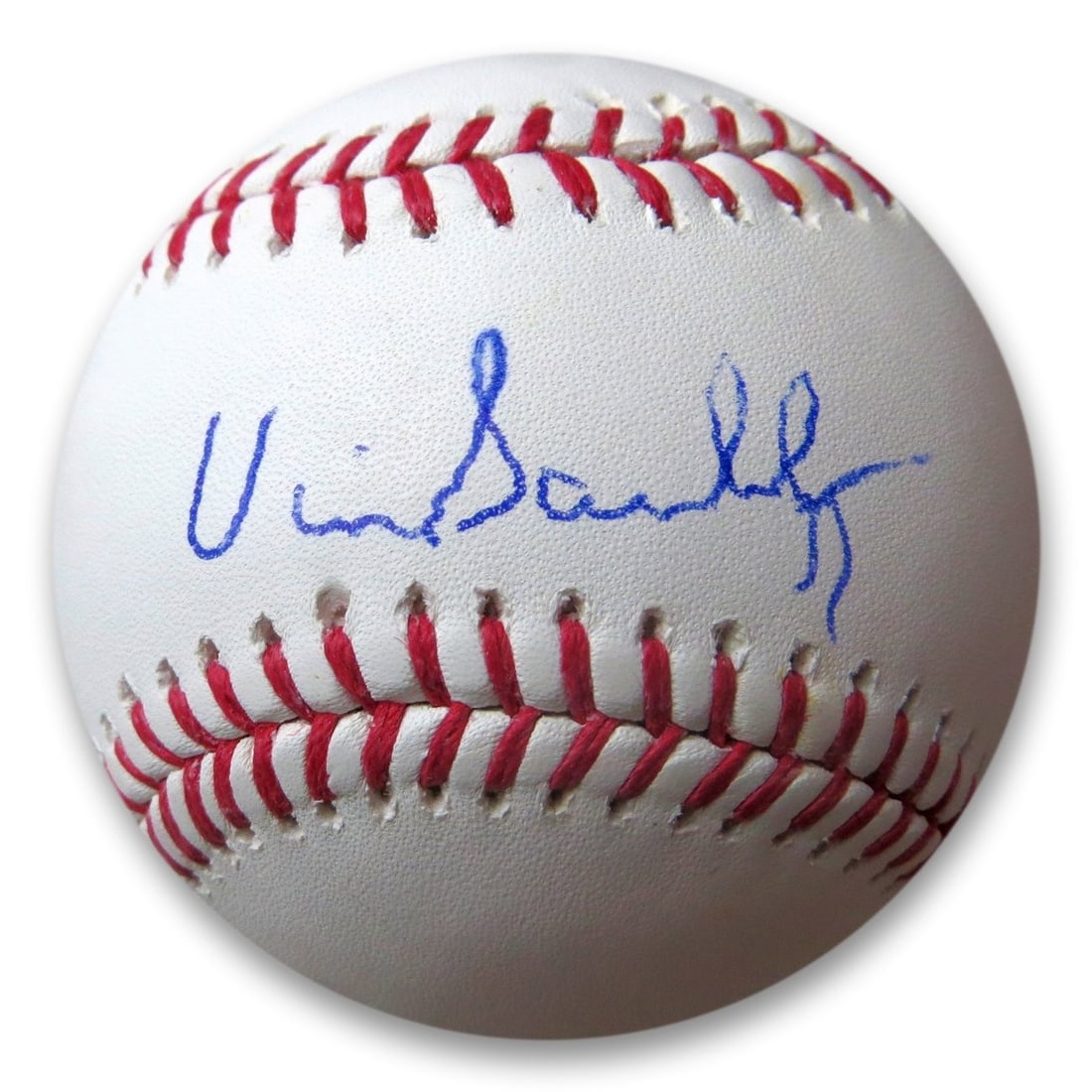 Vin Scully Autographed MLB Baseball Los Angeles Dodgers Beckett Authenticated (1 of 3)