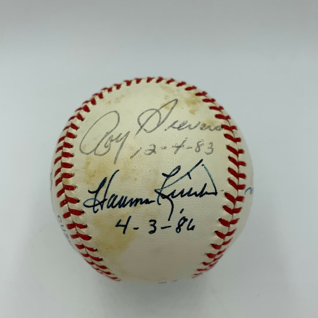 Washington Senators HOF Legends Signed Baseball JSA COA Harmon Killebrew (1 of 8)