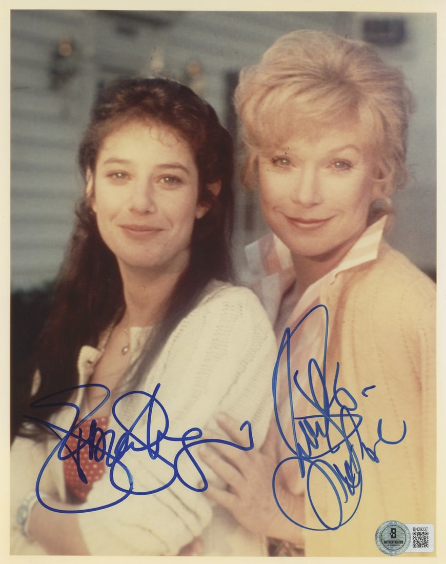 Debra Winger Shirley MacLaine Signed 8x10 Photo Terms of Endearment BAS Authenticated: Debra Winger Shirley MacLaine Signed 8x10 Photo Terms of Endearment BAS Authenticated This authentic signed 8x10 photograph features the iconic duo Debra Winger and Shirley MacLaine from the beloved f