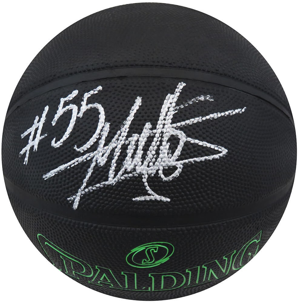 Dikembe Mutombo Signed Spalding Phantom NBA Basketball with COA: Dikembe Mutombo Signed Spalding Phantom NBA Basketball with COA This is a signed Spalding Phantom black NBA basketball featuring the autograph of Dikembe Mutombo, a legendary player known for his defe
